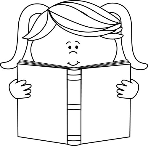 50 reading clipart.