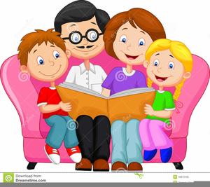 Free Clipart Of Parents Reading To Children