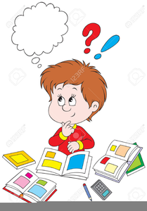 Free Clipart Of A Child Thinking