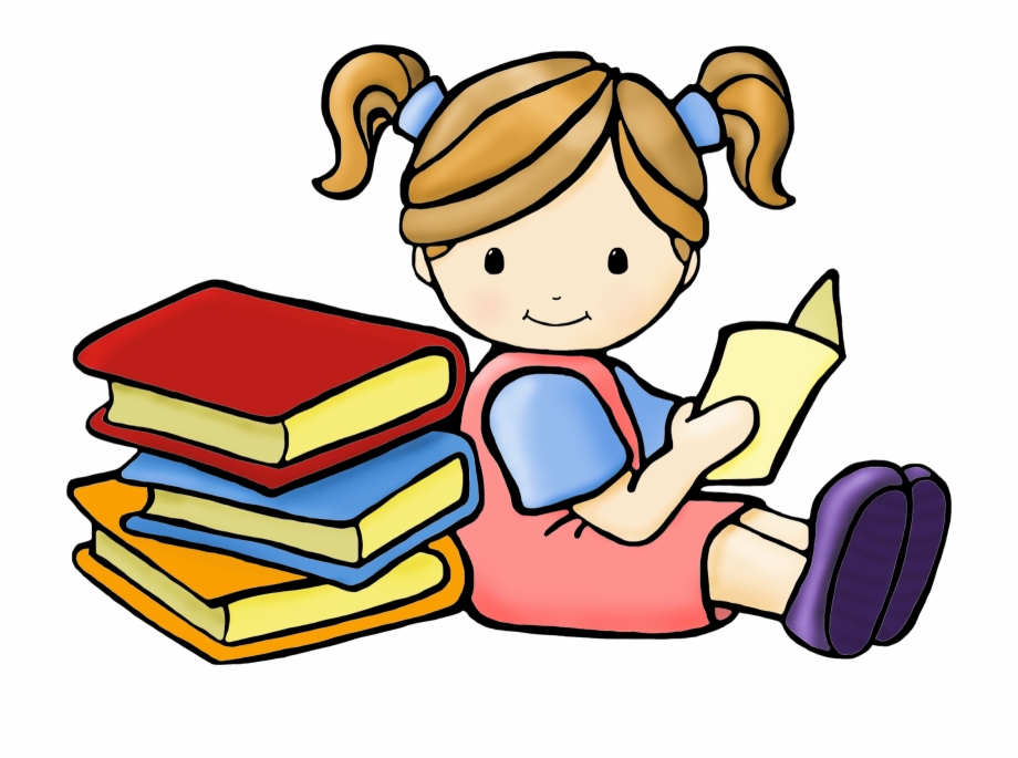 Children Reading Clipart Free