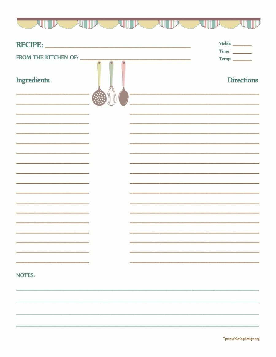010 cookbook template.