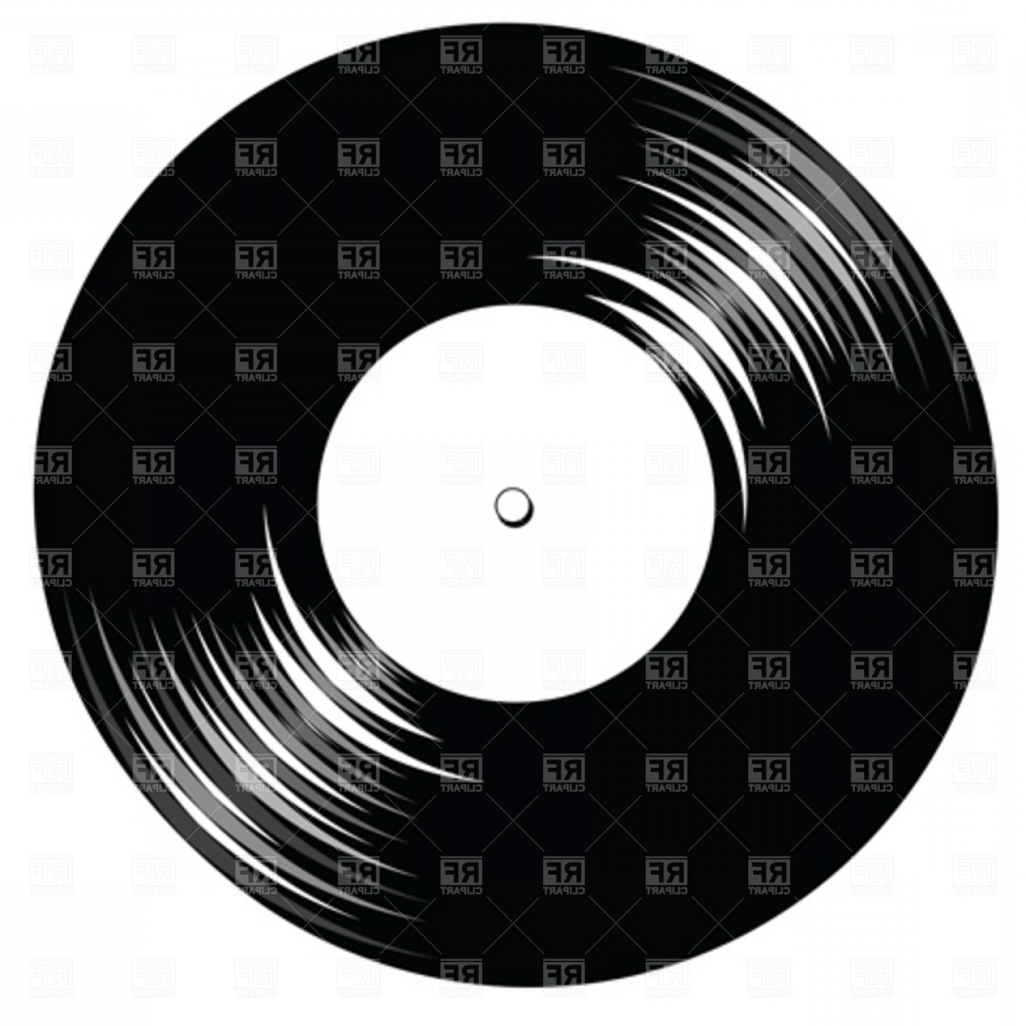Vinyl record vector.