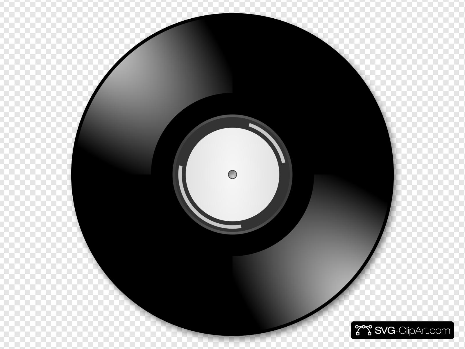 Vinyl Disc Record Clip art, Icon and SVG