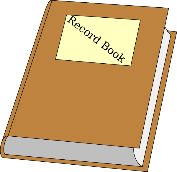 record clipart paper