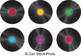 Records clipart and.
