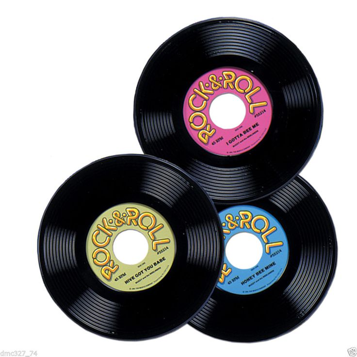 Record clipart rock n roll, Record rock n roll Transparent