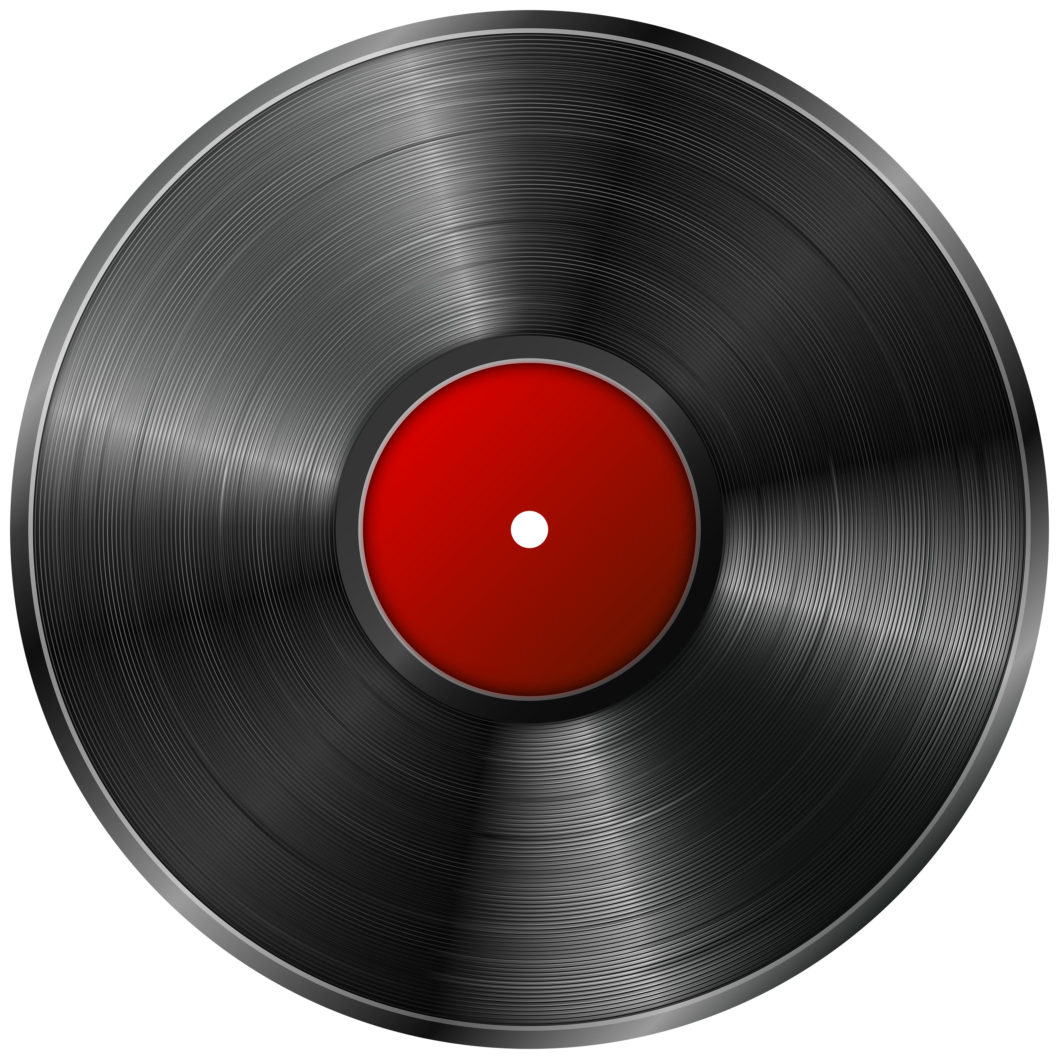 Gramophone Vinyl LP Record PNG Transparent Clip Art Image