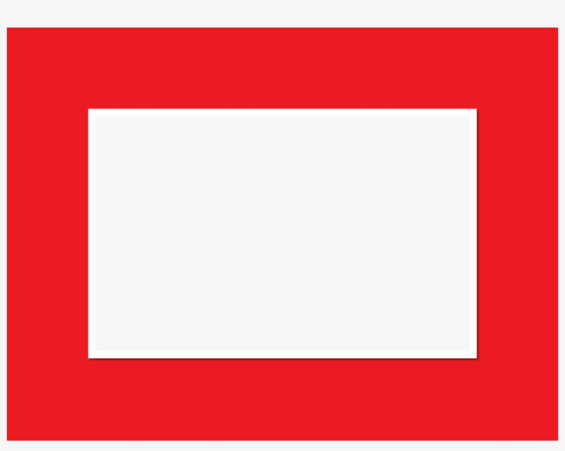 Download Red Rectangle No Background Clipart Borders