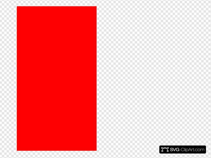 Red Rectangle Vertical Clip art, Icon and SVG