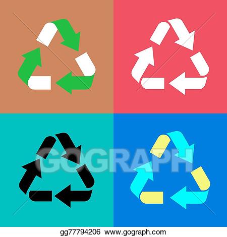 Vector illustration recycle.