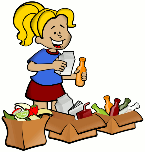 recycle clipart girl