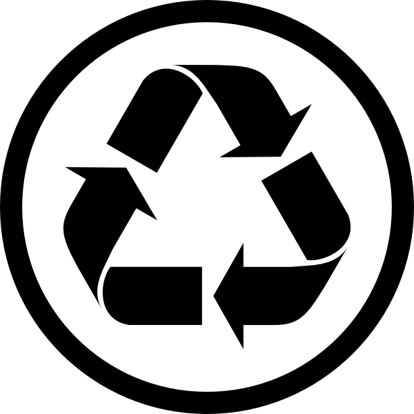Free recycling icon.