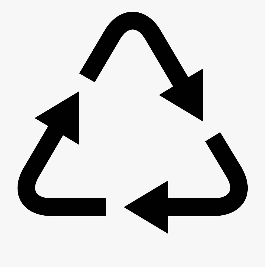 Arrow clipart recycling.