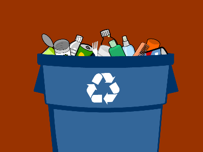 Recycle Clipart non biodegradable