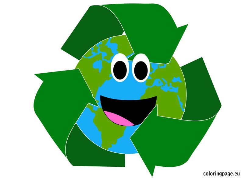 Planetearthwithrecyclesymbol recycle symbol.