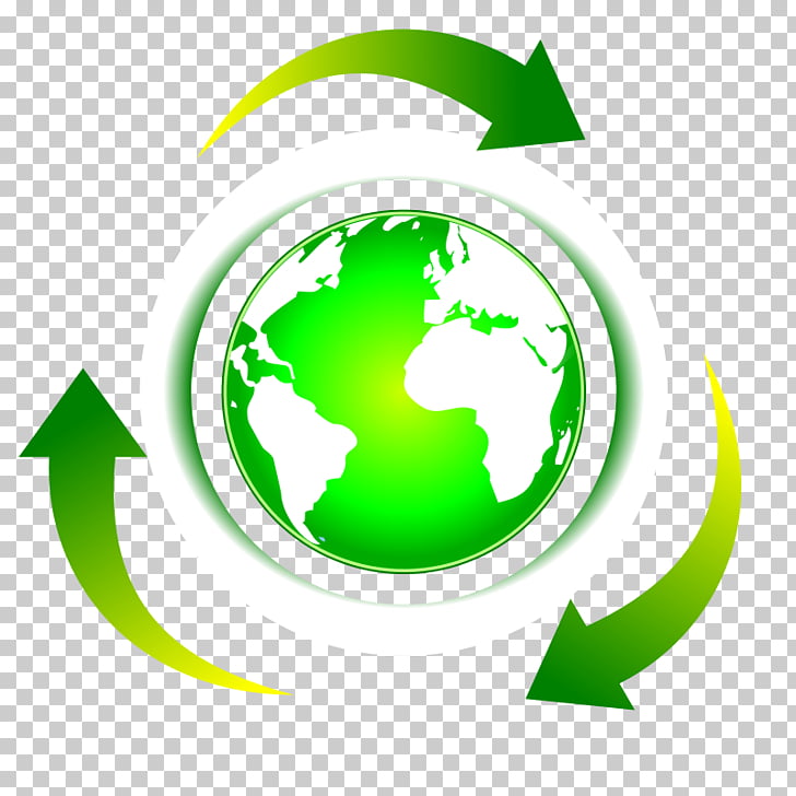 Globe world recycling.