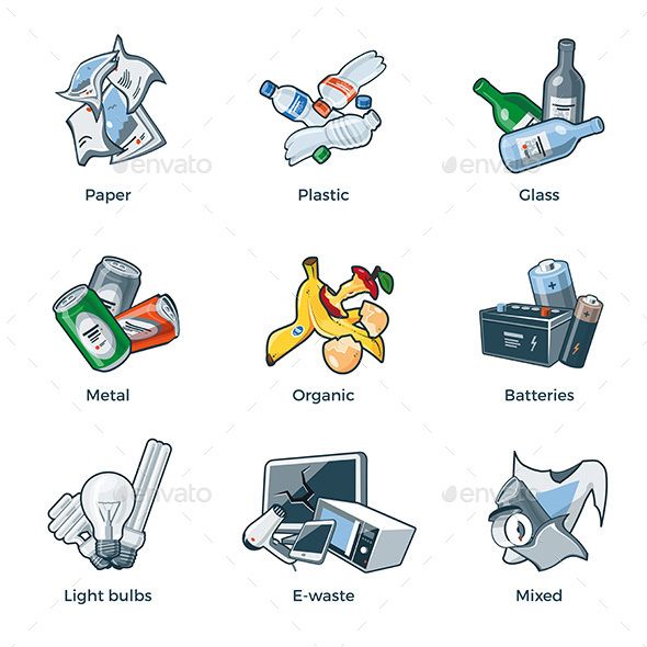 recycle clipart waste