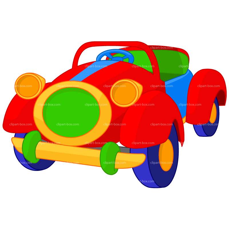 Toy car clipart.