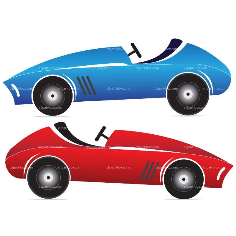 red car clipart racing
