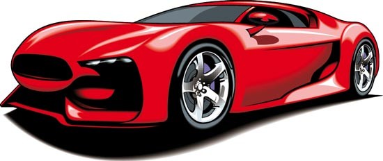 red car clipart sports