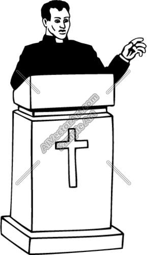 Pastor clipart free.