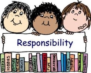 Student responsibility clipart.