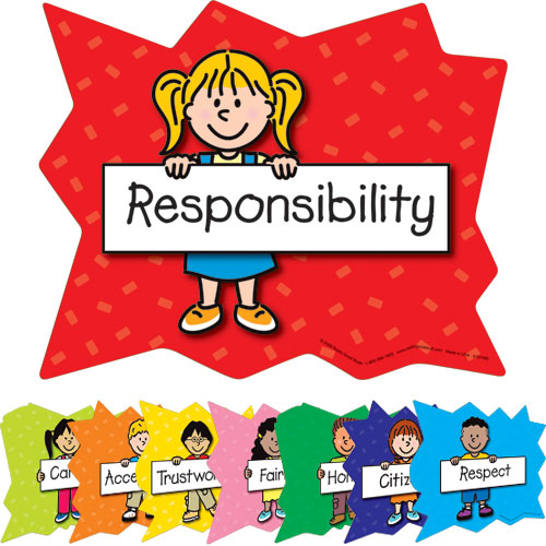 Student responsibility cliparts.