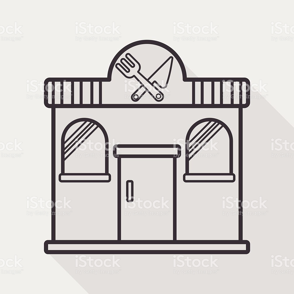 Black and white restaurant clipart images gallery for free