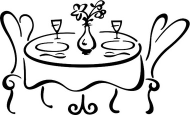 Free Restaurant Clipart Black And White, Download Free Clip