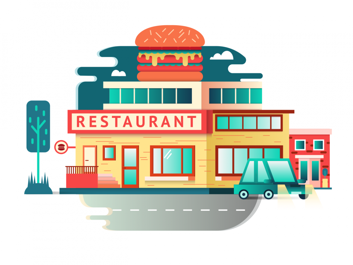 Restaurant building clipart clipart images gallery for free