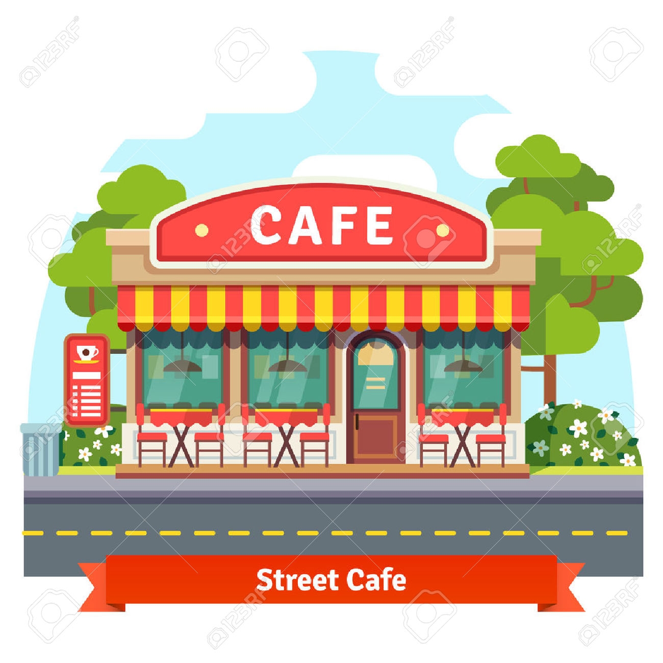 Cafe clipart cafe.