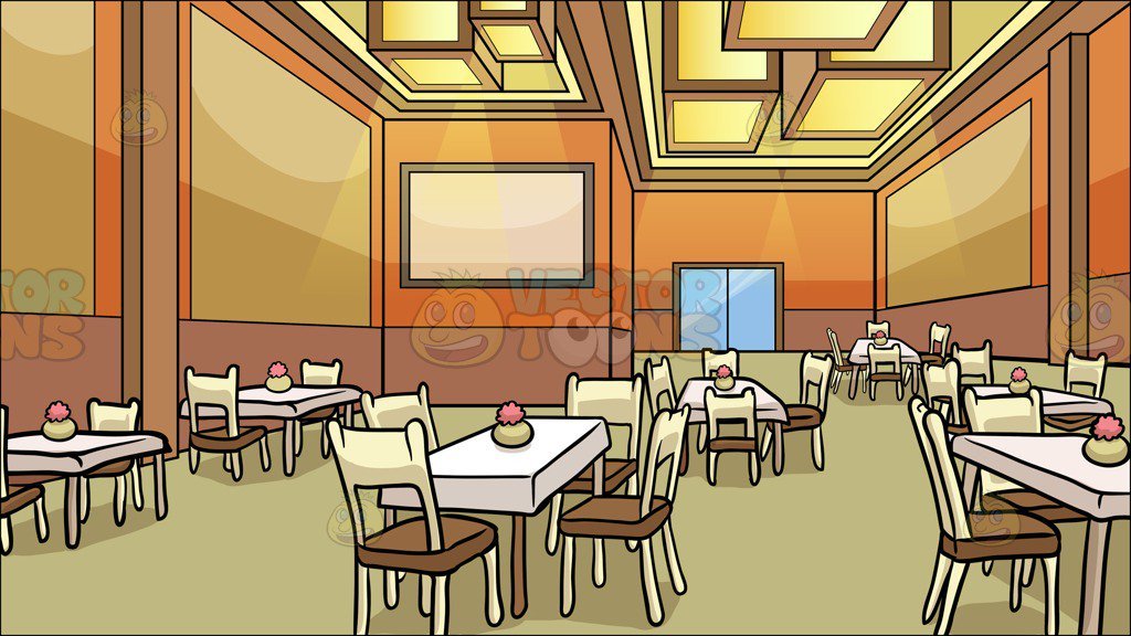 Restaurant dining room.