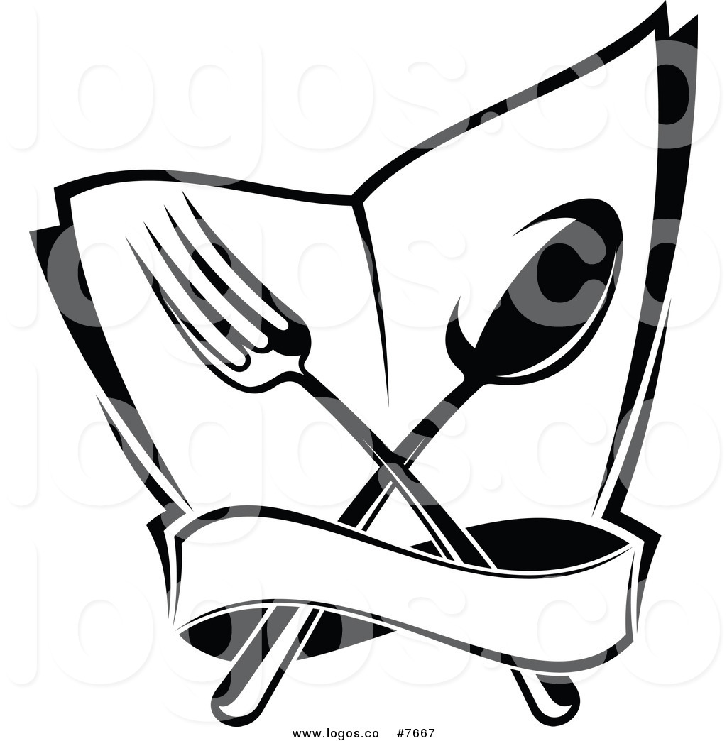 Royalty Free Clip Art Vector Logo of a Black and White