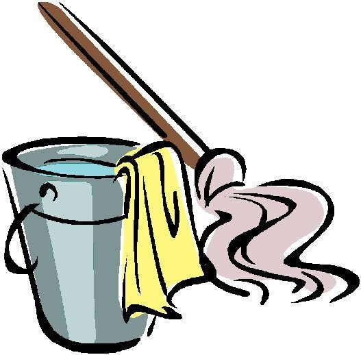Funny cleaning clipart.