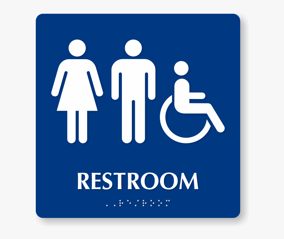 Mens bathroom sign.