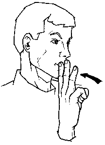 restroom clipart sign language