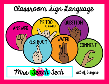 American Sign Language Worksheets