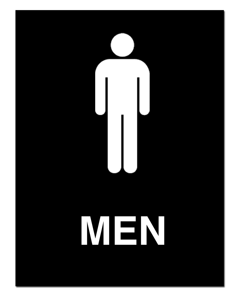 Free men bathroom.