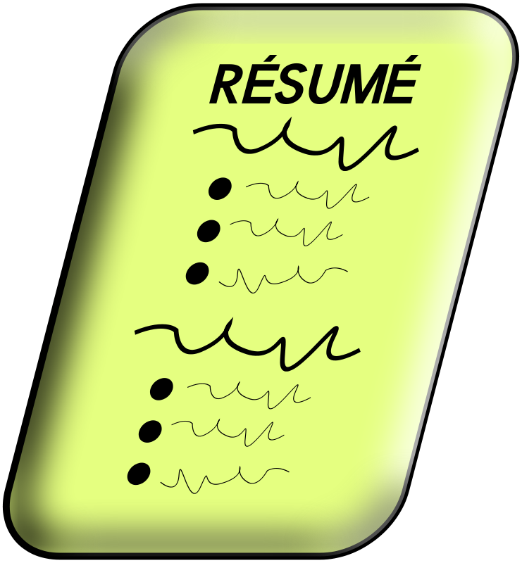 Resume clipart preparation, Resume preparation Transparent