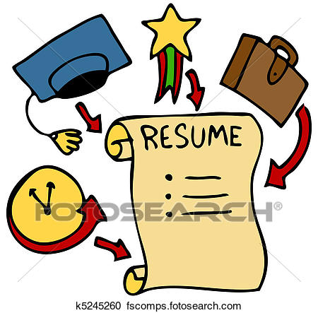 Resume clipart free.
