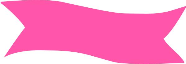 Pink ribbon banner clip art at clker vector image