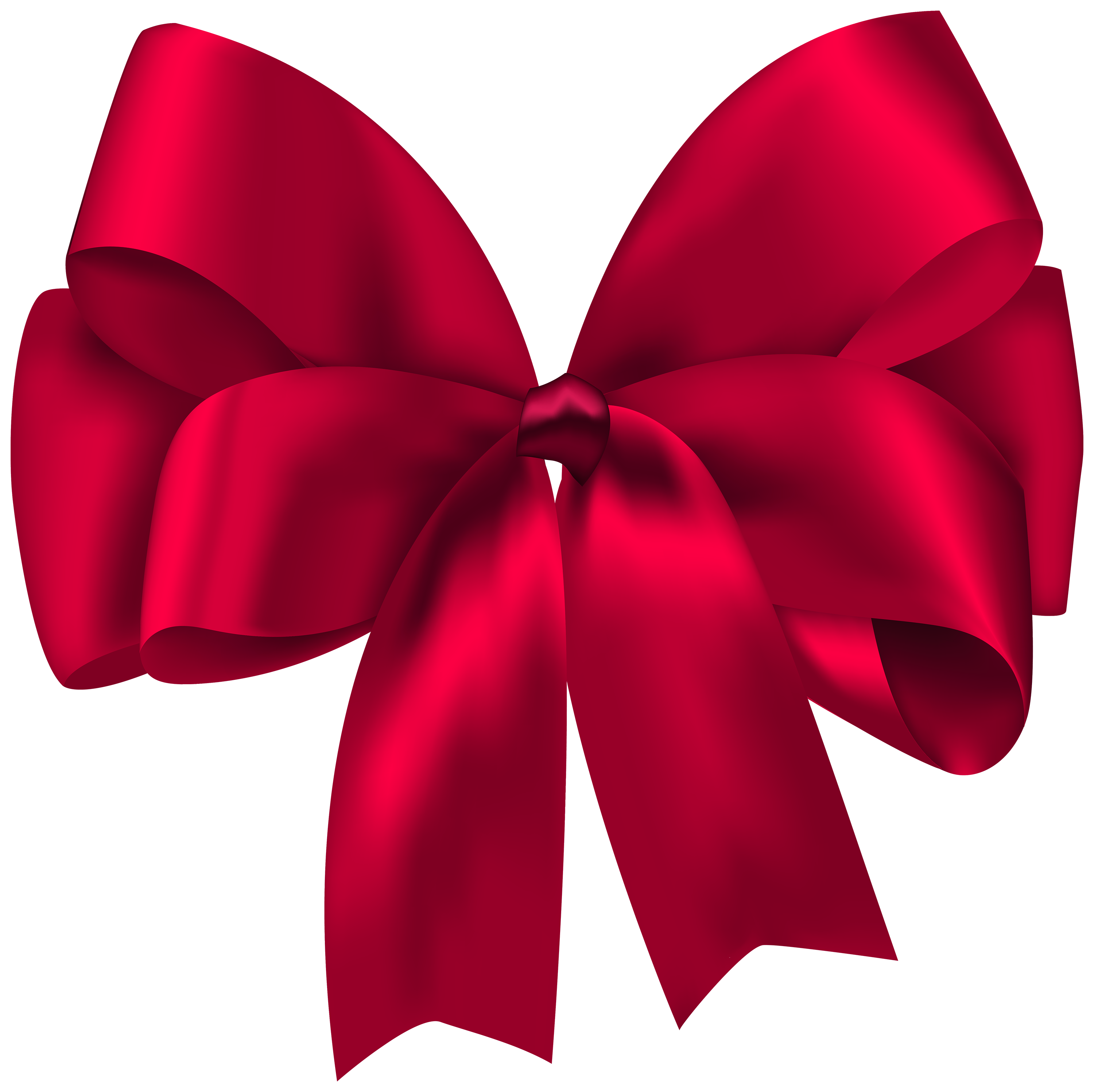Beautiful Red Bow PNG Clipart