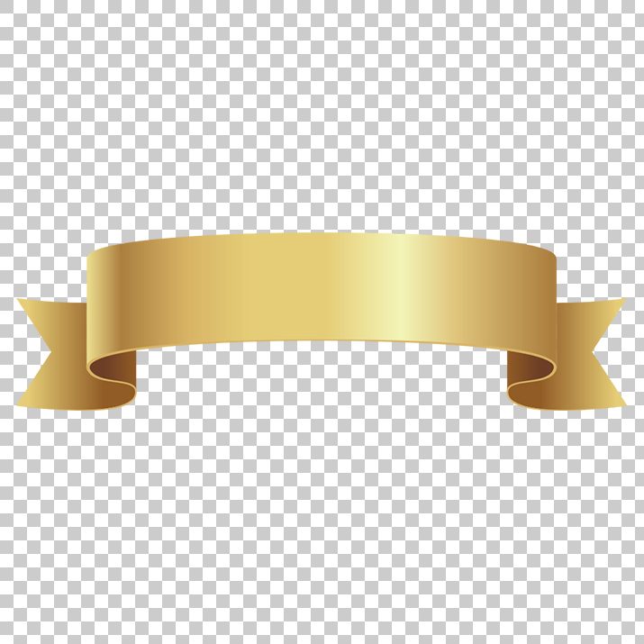 Gold Ribbon, Ribbon Clipart, Golden Ribbon PNG Image Free