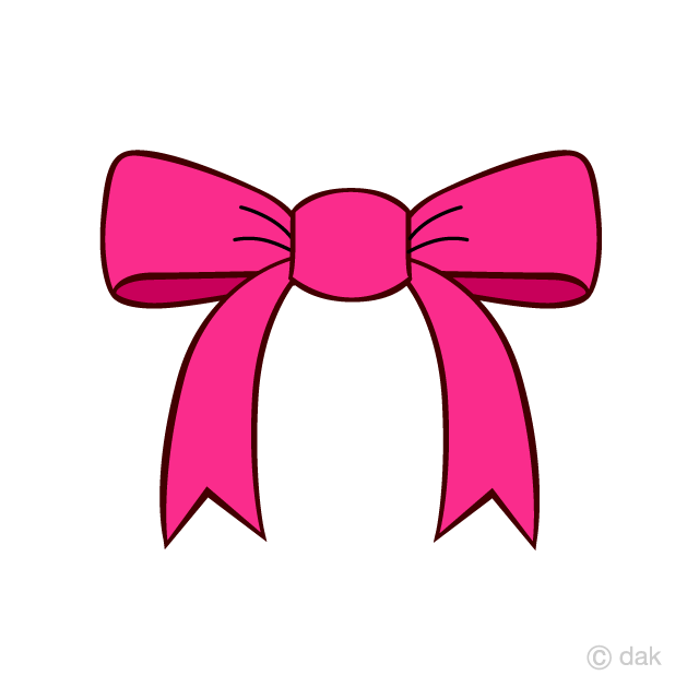 Free Pink Bow Clipart Image
