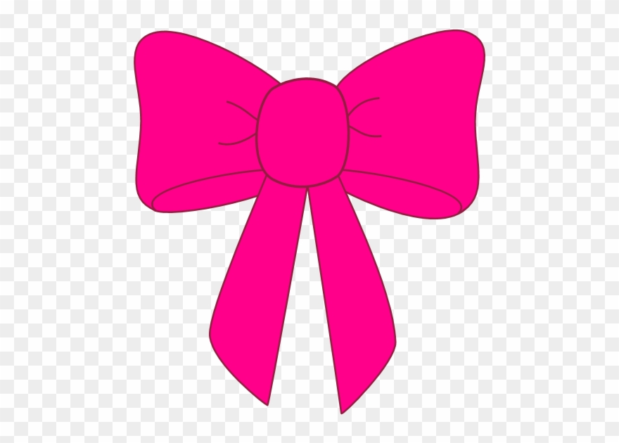 Pink ribbon clip.