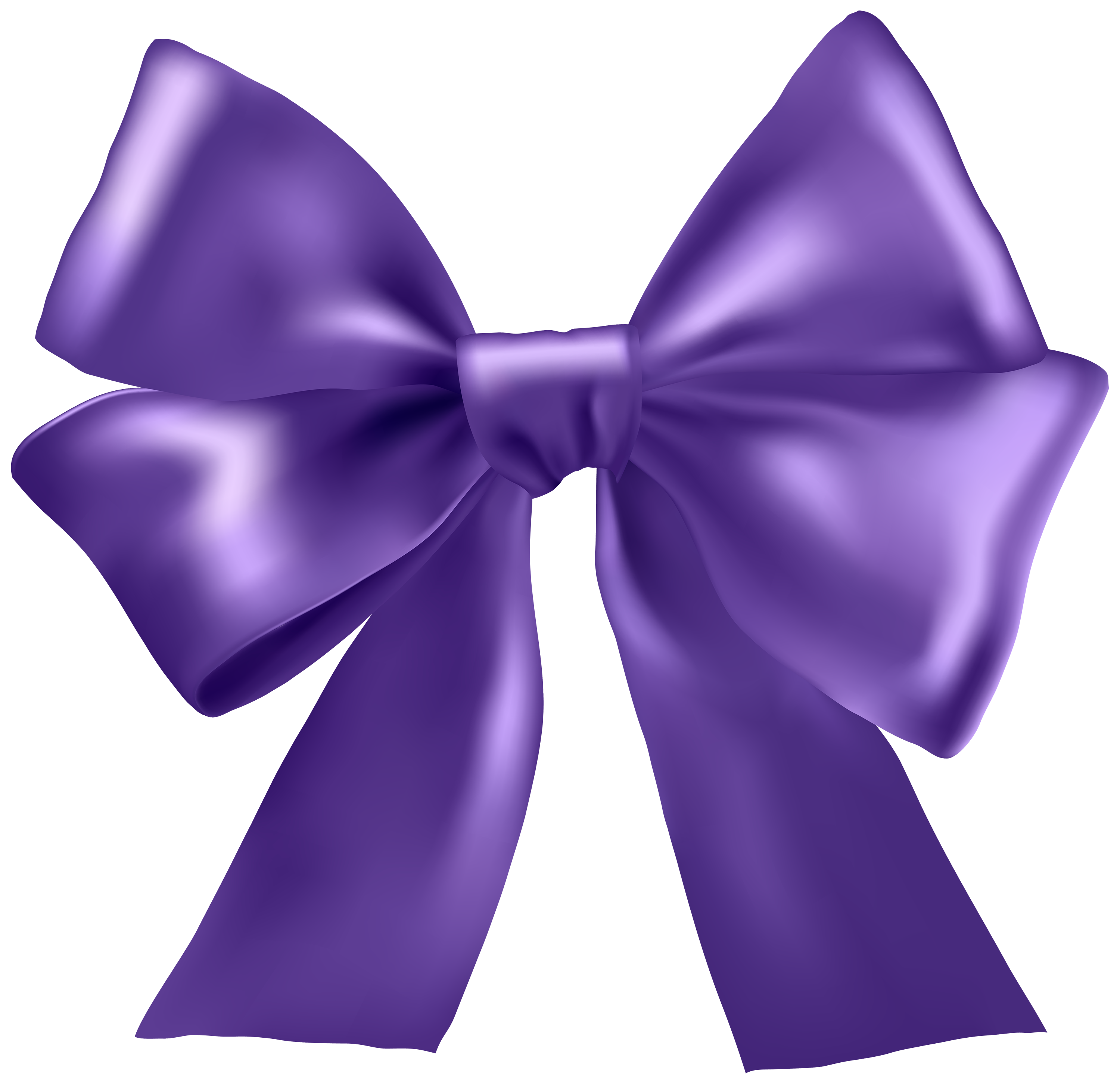 Purple Ribbon PNG Clipart