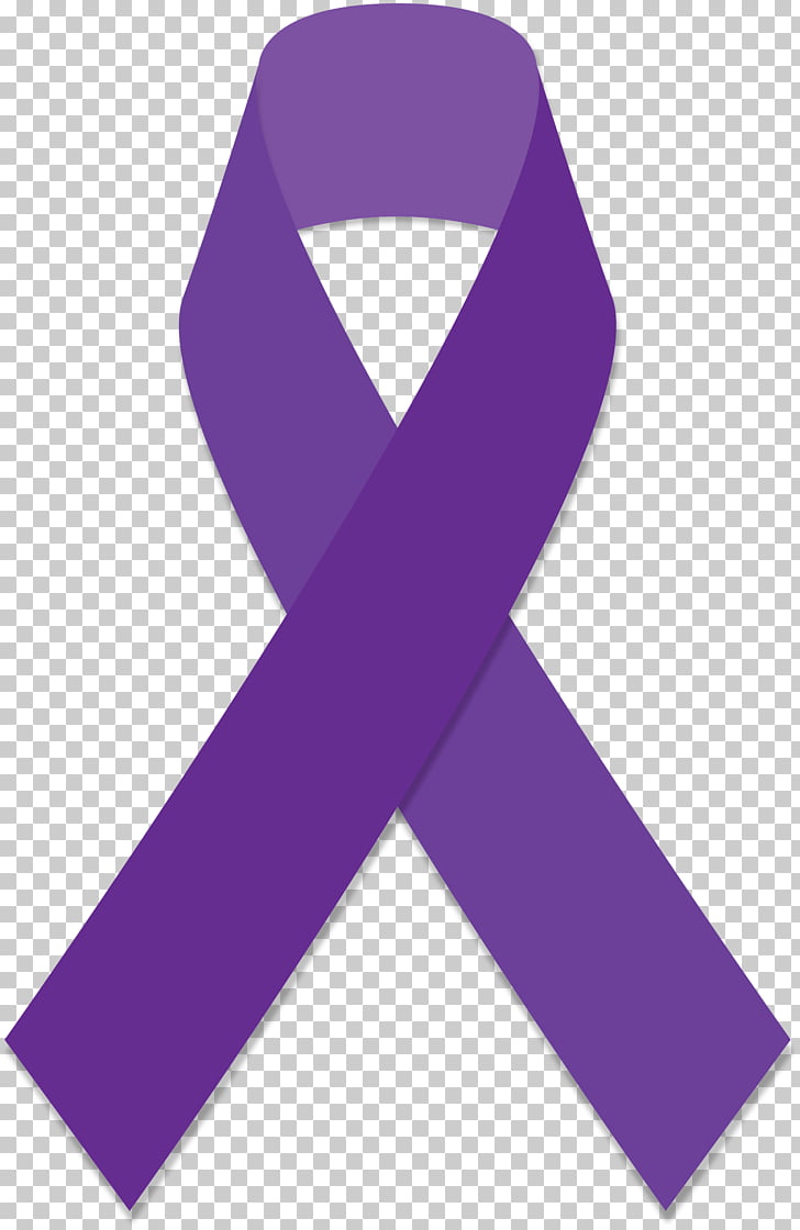 Purple ribbon awareness.
