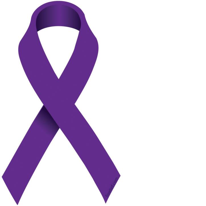 ribbon clipart purple