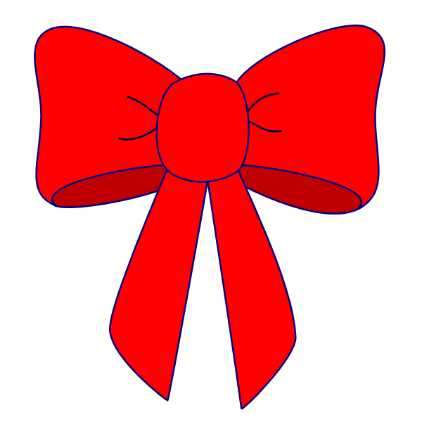 Free red bow.