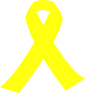Yellow ribbon clip.
